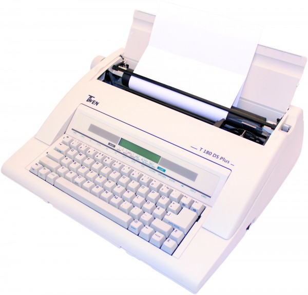 Twen 180 DS PLUS elektronische Schreibmaschine mit Display und Speicher